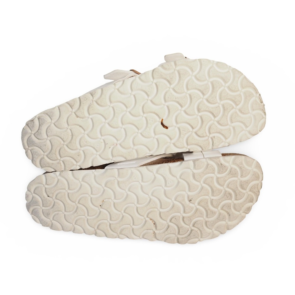 Birkenstock Yao Balance White Birko-Flor Sandals Womens 8 39 Medium Width - Picture 9 of 11